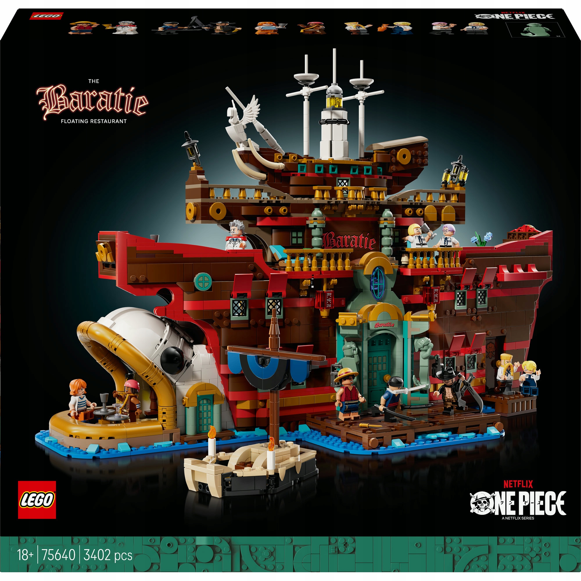 LEGO ONE PIECE 75640 Baratieho plávajúca reštaurácia
